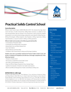 Practical Solids Control School