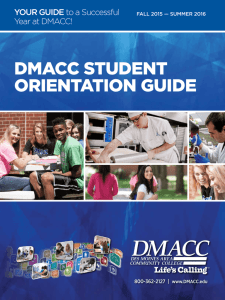 DMACC STUDENT ORIENTATION GUIDE