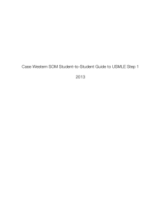 Case Western SOM Student-to-Student Guide to USMLE Step 1