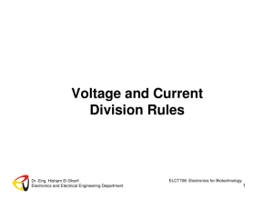 Voltage and Current Division Rules