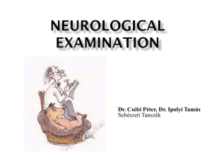 Neurological examination