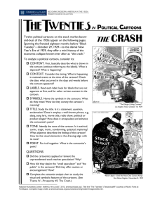 Stock Market Crash of 1929: political cartoons