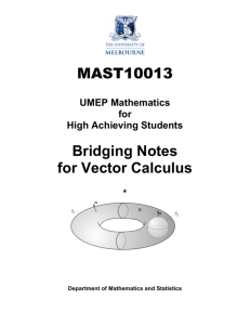Bridging Notes - University of Melbourne