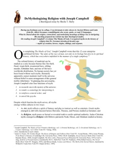 DeMythologizing Religion with Joseph Campbell