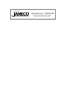 www.Jameco.com 1-800-831-4242 - Engineering Electronics Shop