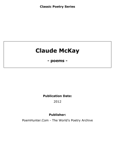 Claude McKay - poems