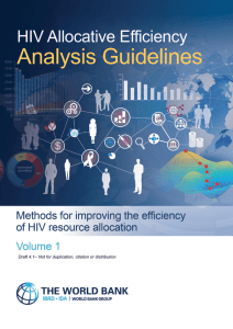 HIV Allocative Efficiency Analysis Guidelines