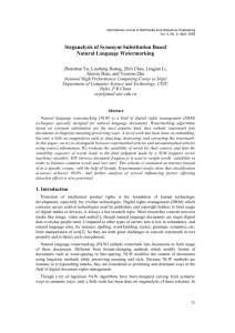 Steganalysis of Synonym-Substitution Based Natural