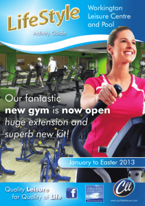 Our fantastic new gym is now open huge extension and superb new