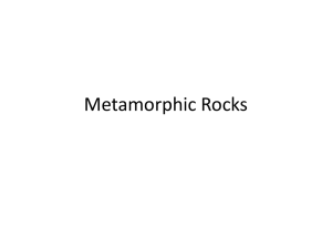 Metamorphic Rocks