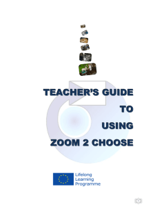 teacher's guide to using zoom 2 choose