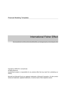 International Fisher Effect