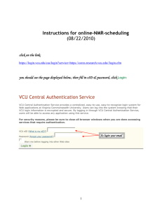 Instruction for online-NMR-scheduling - VCU Chemistry