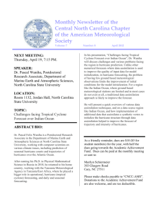 2011-2012 Newsletters - State Climate Office of North Carolina