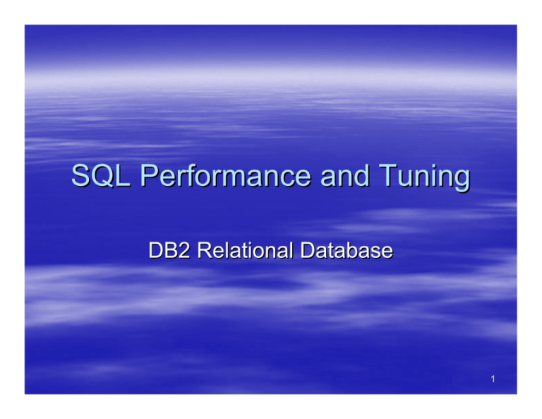 sql-performance-and-tuning