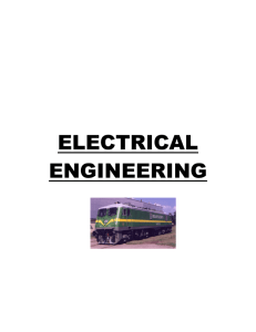 Electrical Engineering - National Academy of Indian Railways