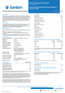 Sanlam Multi Managed Protection Solution 3 Fund of Funds