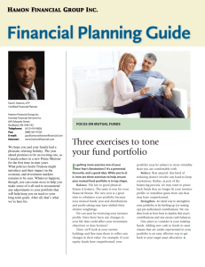 Three exercises to tone your fund portfolio