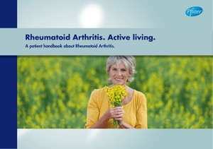 Rheumatoid Arthritis. Active living.