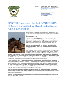 CANTER Colorado is the first CANTER USA affiliate