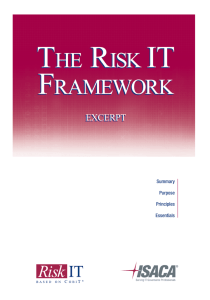 the risk it framework the risk it framework