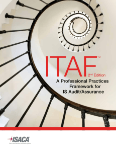 A Professional Practices Framework for IS Audit