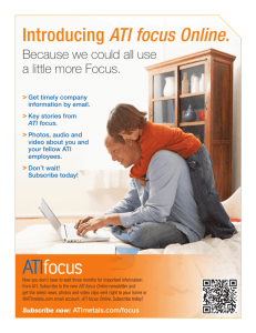 Introducing ATI focus Online.