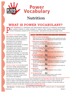 Voc Power Nutrition