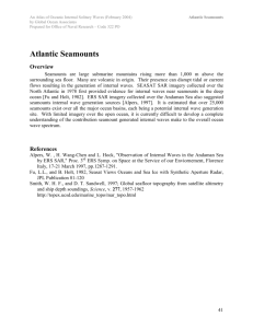 Atlantic Seamounts - Global Ocean Associates