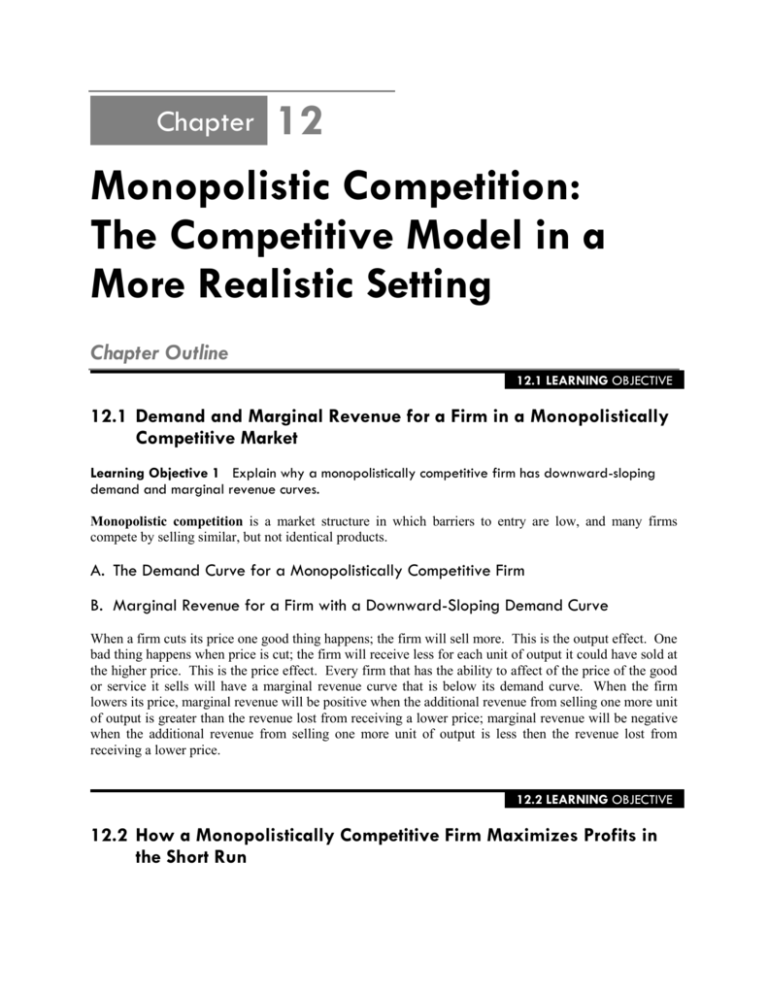 essay about monopolistic competition