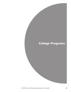 College Programs - St. Louis Community College