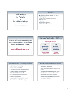 Technology for Faculty - Brooklyn College