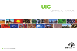 UIC Climate Action Plan, 2009