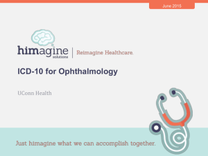 ICD-10 for Ophthalmology - ICD