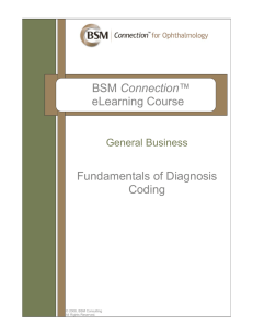 Fundamentals of Diagnosis Coding