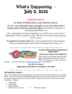 What's Happening - July 5, 2015 - Christ United Methodist Church