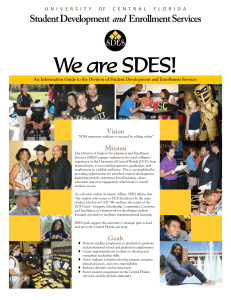 We are SDES! - UCF - Student Development and Enrollment Services