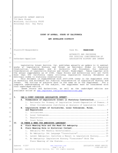 Authority and Procedure for Judicial Consideration