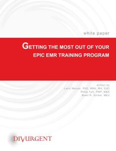 getting the most out of your epic emr training program