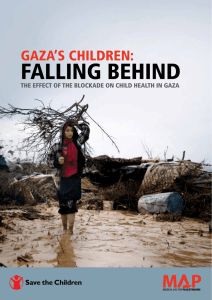 GAZA'S CHILDREN: fALLING BEHIND