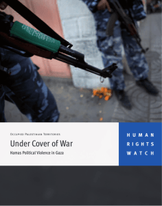 Under Cover of War - Human Rights Watch