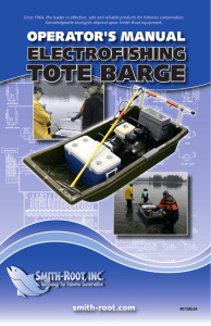 TOTE BARgE - Smith-Root