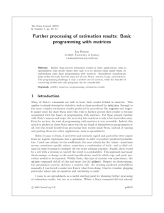 The Stata Journal