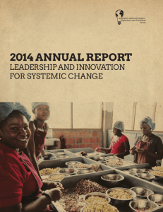 2014 ANNUAL REPORT - Engineers Without Borders Canada