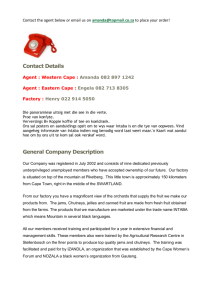 Contact Details General Company Description - Piket-Bo