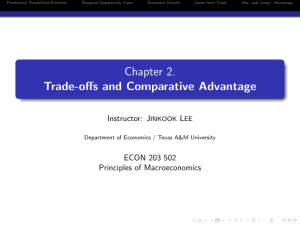 Chapter 2 - Texas A&M University – Economics