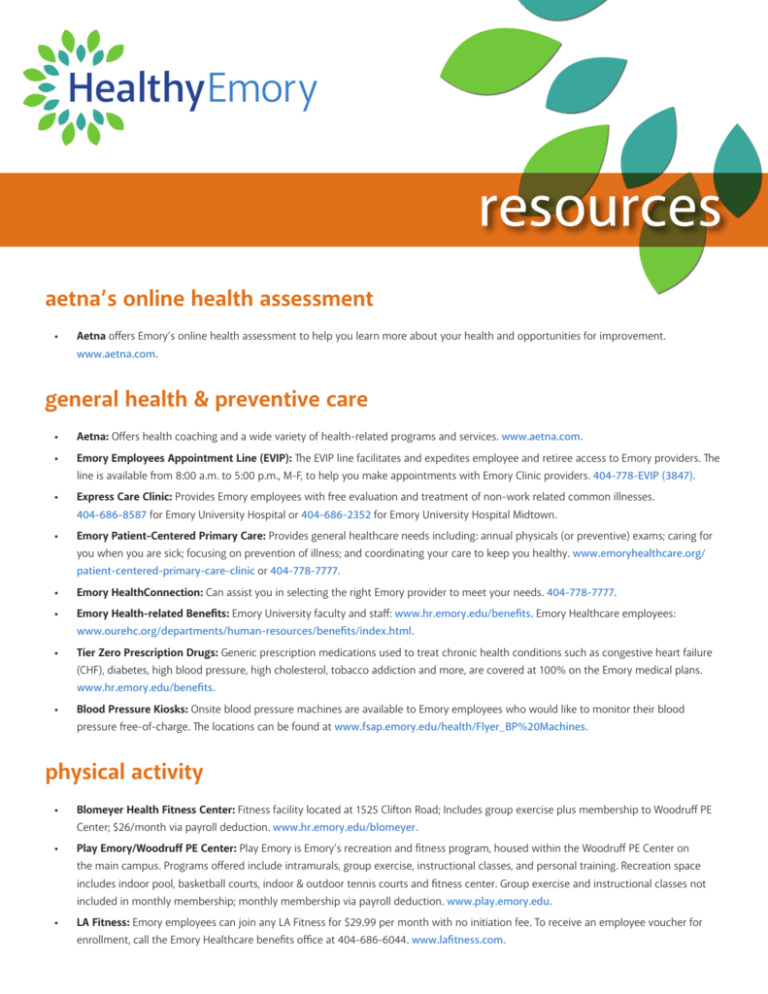 Human Resources Emory University