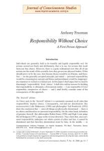 Responsibility Without Choice