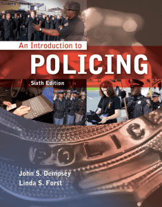 An Introduction to Policing, 6th edition