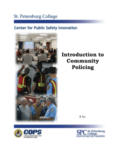 Introduction to Community Policing